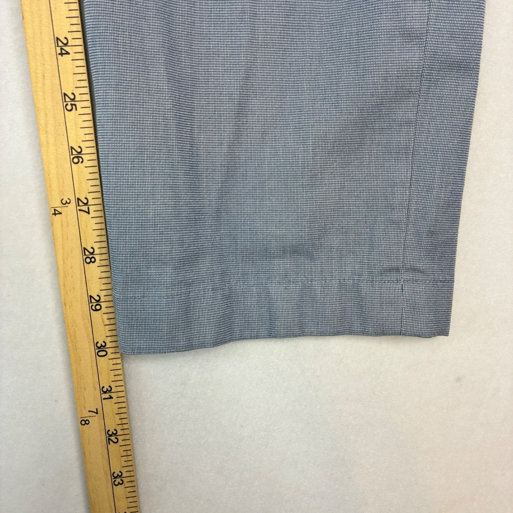 Brooks Brothers Milano Pants Mens 36x30‎ Blue Grey Supima Cotton Stretch Chino - Picture 9 of 10